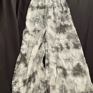 Green tie dye two piece